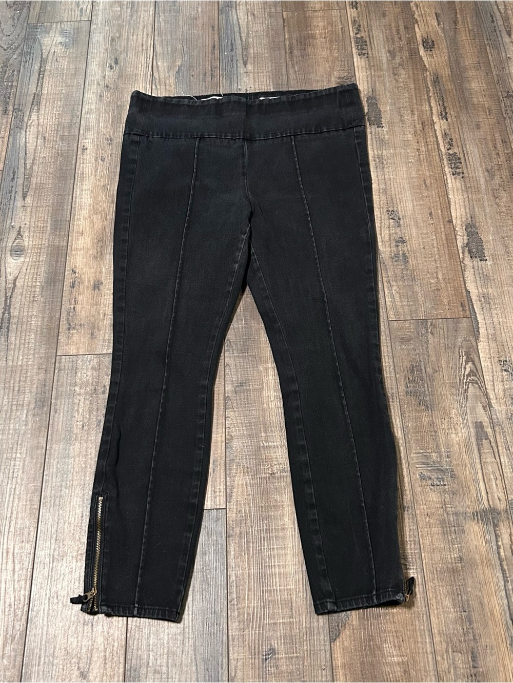 Pilcro & The Letterpress High Rise Denim Legging‎ Ankle Zip Sz 31 Anthropologie